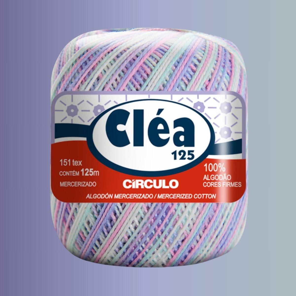 Fio Cléa 125 Círculo Mesclado 19g com 125m - Palácio da Arte