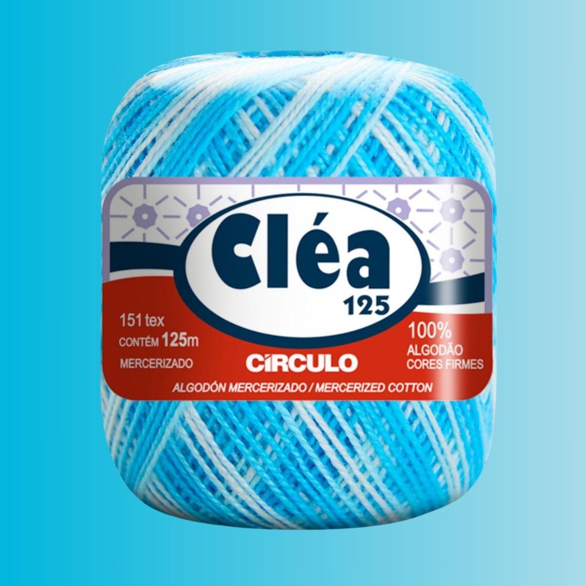 Fio Cléa 125 Círculo Mesclado 19g com 125m - Palácio da Arte
