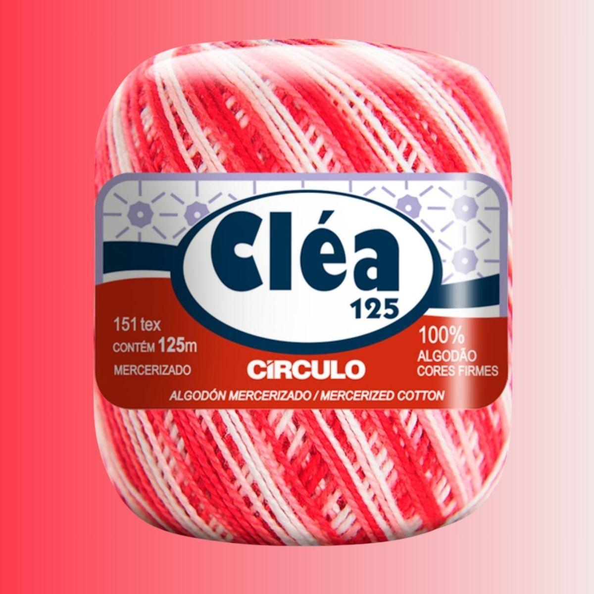 Fio Cléa 125 Círculo Mesclado 19g com 125m - Palácio da Arte