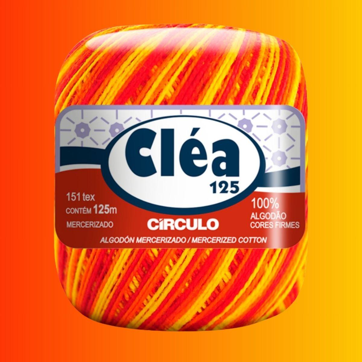 Fio Cléa 125 Círculo Mesclado 19g com 125m - Palácio da Arte