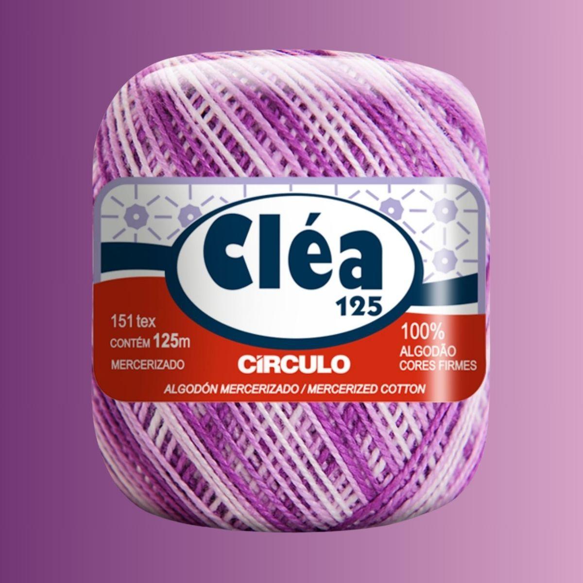 Fio Cléa 125 Círculo Mesclado 19g com 125m - Palácio da Arte