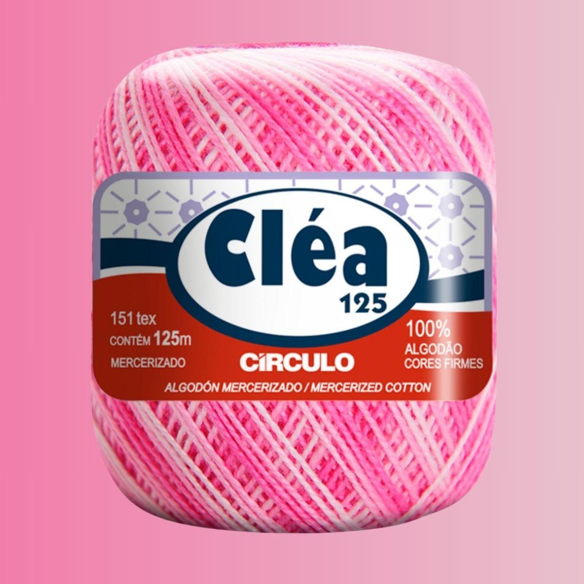 Fio Cléa 125 Círculo Mesclado 19g com 125m - Palácio da Arte