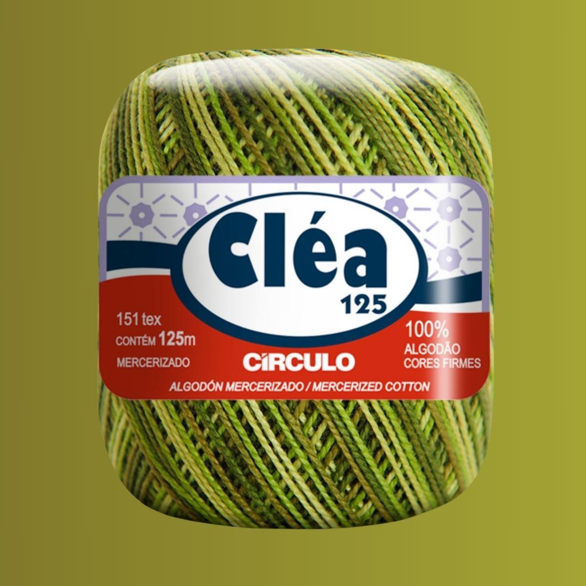Fio Cléa 125 Círculo Mesclado 19g com 125m - Palácio da Arte