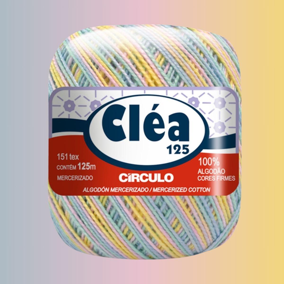 Fio Cléa 125 Círculo Mesclado 19g com 125m - Palácio da Arte