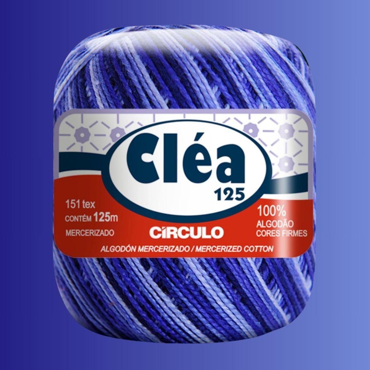 Fio Cléa 125 Círculo Mesclado 19g com 125m - Palácio da Arte
