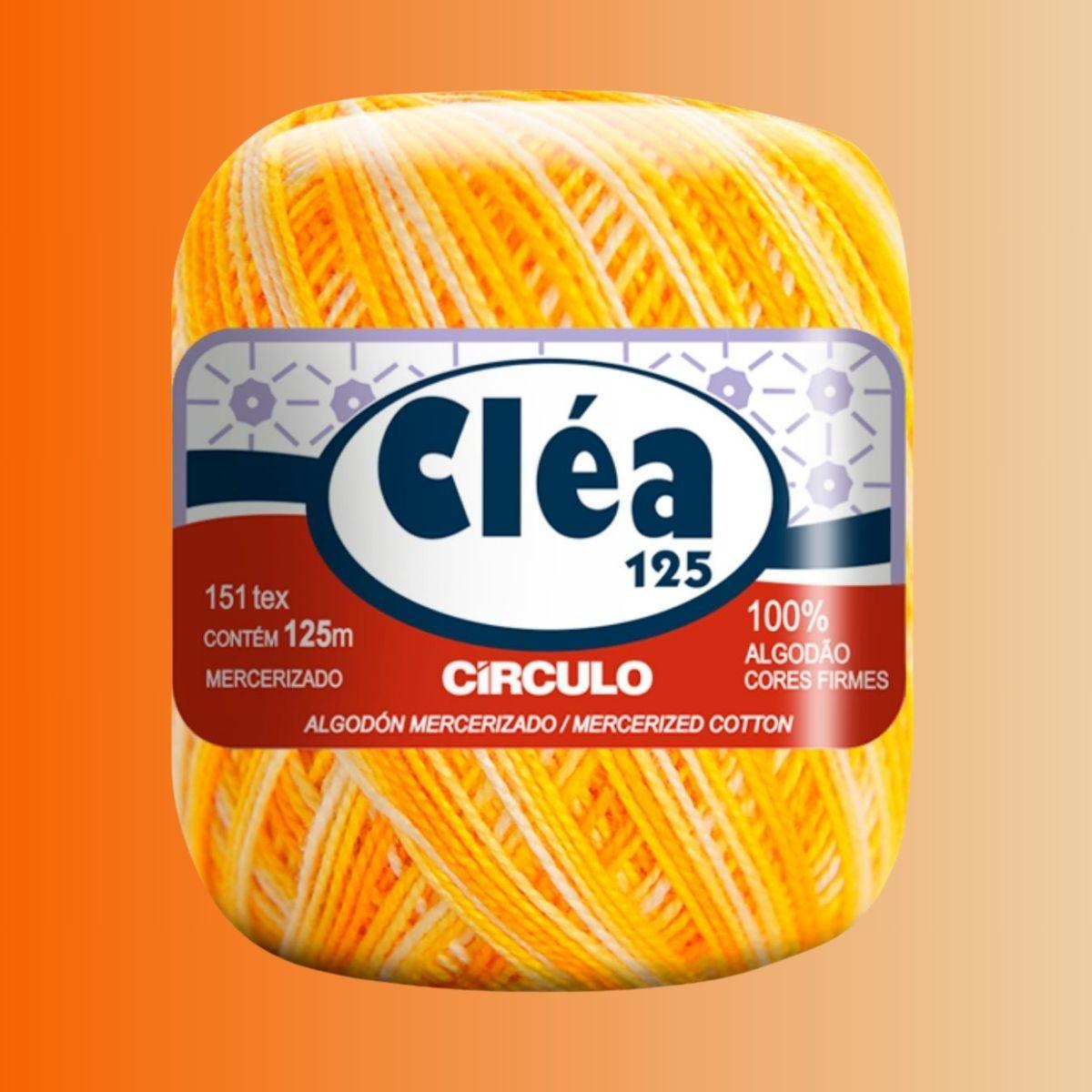 Fio Cléa 125 Círculo Mesclado 19g com 125m - Palácio da Arte