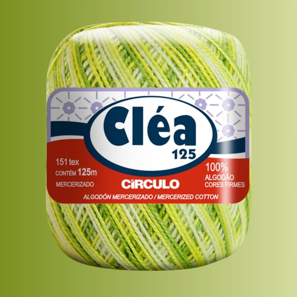Fio Cléa 125 Círculo Mesclado 19g com 125m - Palácio da Arte