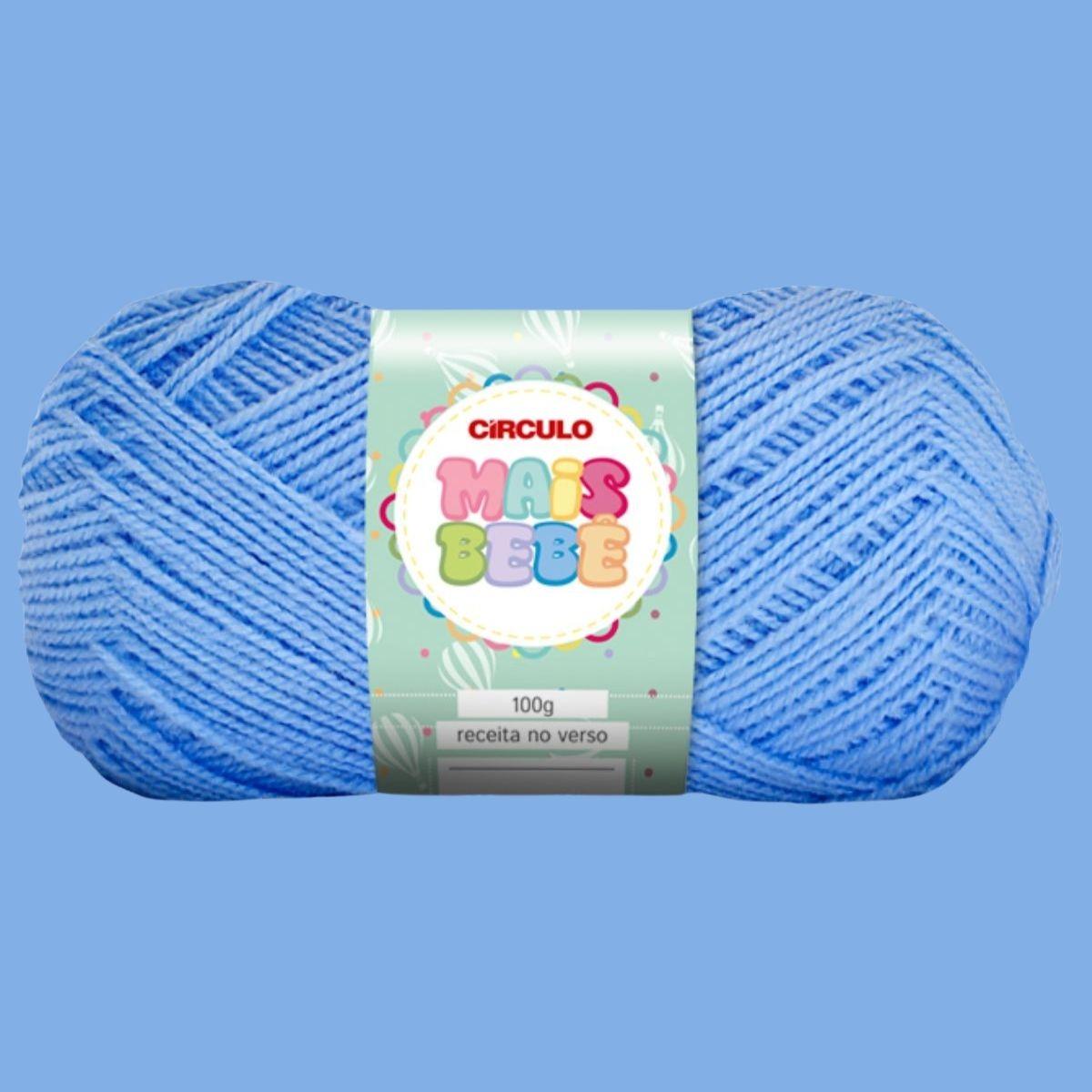 Fio de Lã Círculo Mais Bebê 100g com 500m - Palácio da Arte