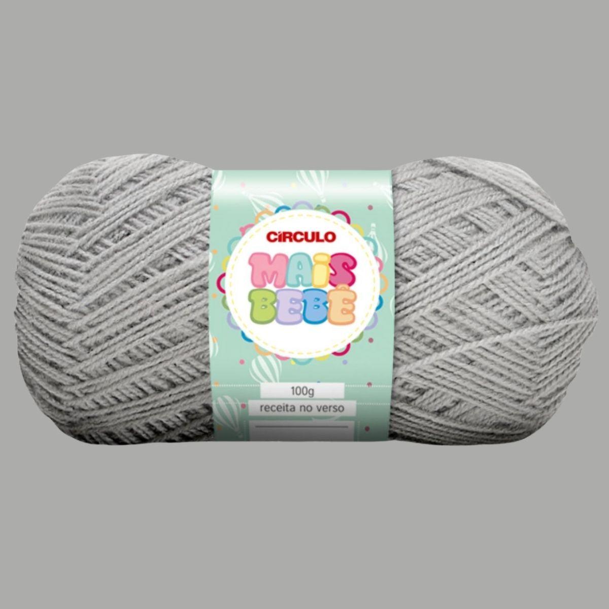 Fio de Lã Círculo Mais Bebê 100g com 500m - Palácio da Arte