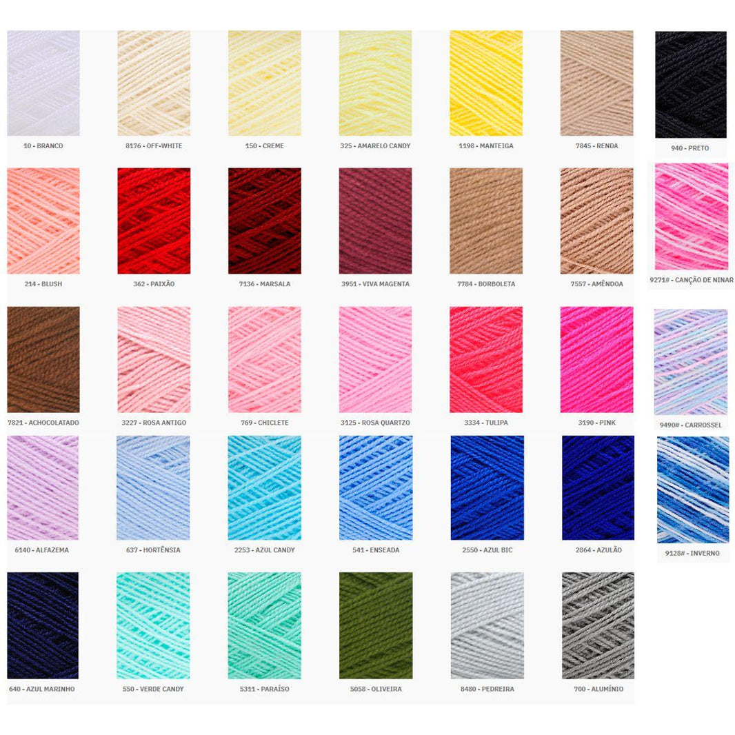 Fio de Lã Círculo Mais Bebê 100g com 500m - Palácio da Arte