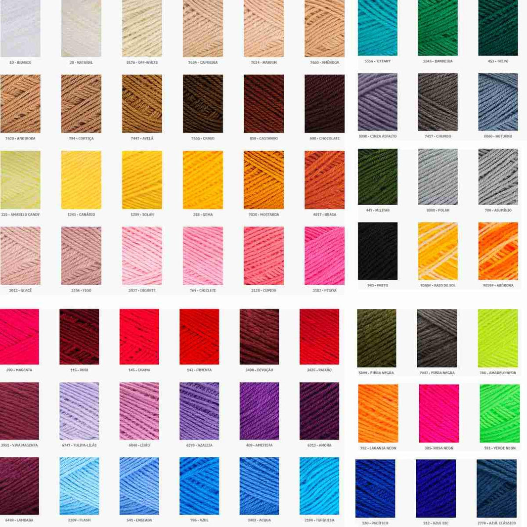 Fio de Lã Mollet Círculo 100g com 200m - Palácio da Arte