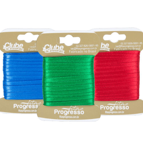 Fita de Cetim 000 4mm x 10 metros Fitas Progresso - Palácio da Arte