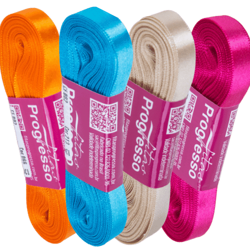 Fita de Cetim 002 10mm x 10 metros Fitas Progresso - Palácio da Arte