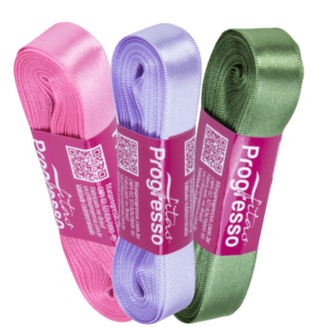 Fita de Cetim 003 15mm x 10 metros Fitas Progresso - Palácio da Arte