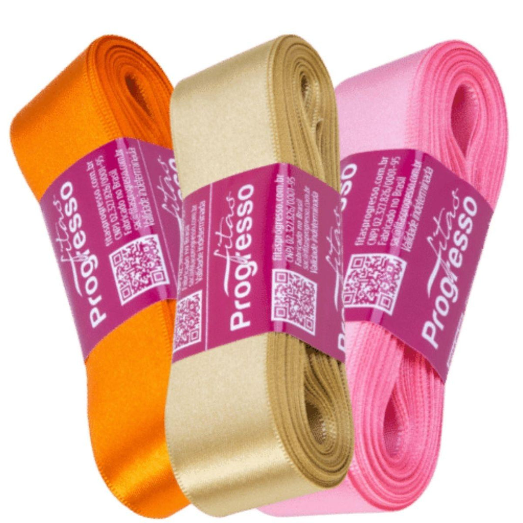 Fita de Cetim 007 30mm x 10 metros Fitas Progresso - Palácio da Arte