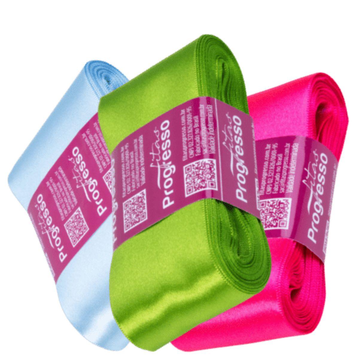 Fita de Cetim 012 50mm x 10 metros Fitas Progresso - Palácio da Arte