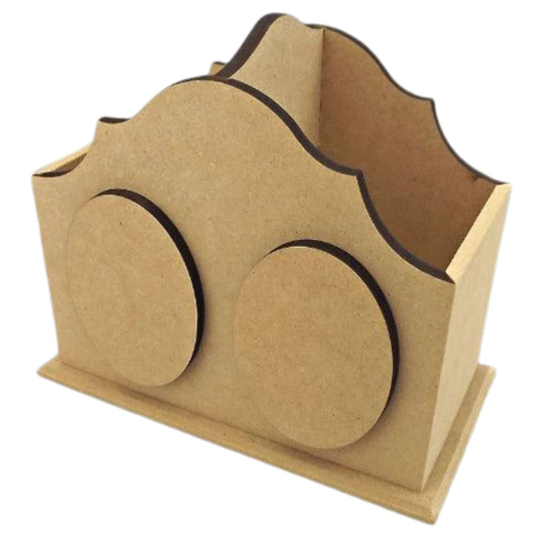 Galheteiro com 2 Divisórias em MDF 10x17x20cm - Palácio da Arte