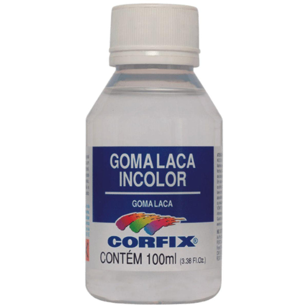 Goma Laca Incolor Corfix 100ml - Palácio da Arte