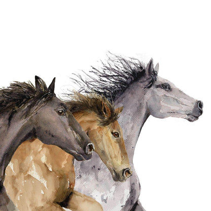 Guardanapo Cavalos Livres 133001421 PPD com 2 peças - Palácio da Arte