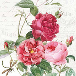 Guardanapo de Papel Decoupage 25x25 Flor de Âmbar 12518145 - Palácio da Arte