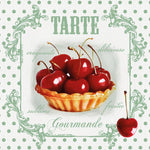 Guardanapo Decoupage Red Cherries 13314180 Ambiente com 2 peças - Palácio da Arte