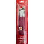 Kit Pincéis Artísticos Madeira e E.V.A Condor 596 5 peças - Palácio da Arte