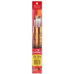 Kit Pincel para Tela Condor 498 com 5 unidades - Palácio da Arte