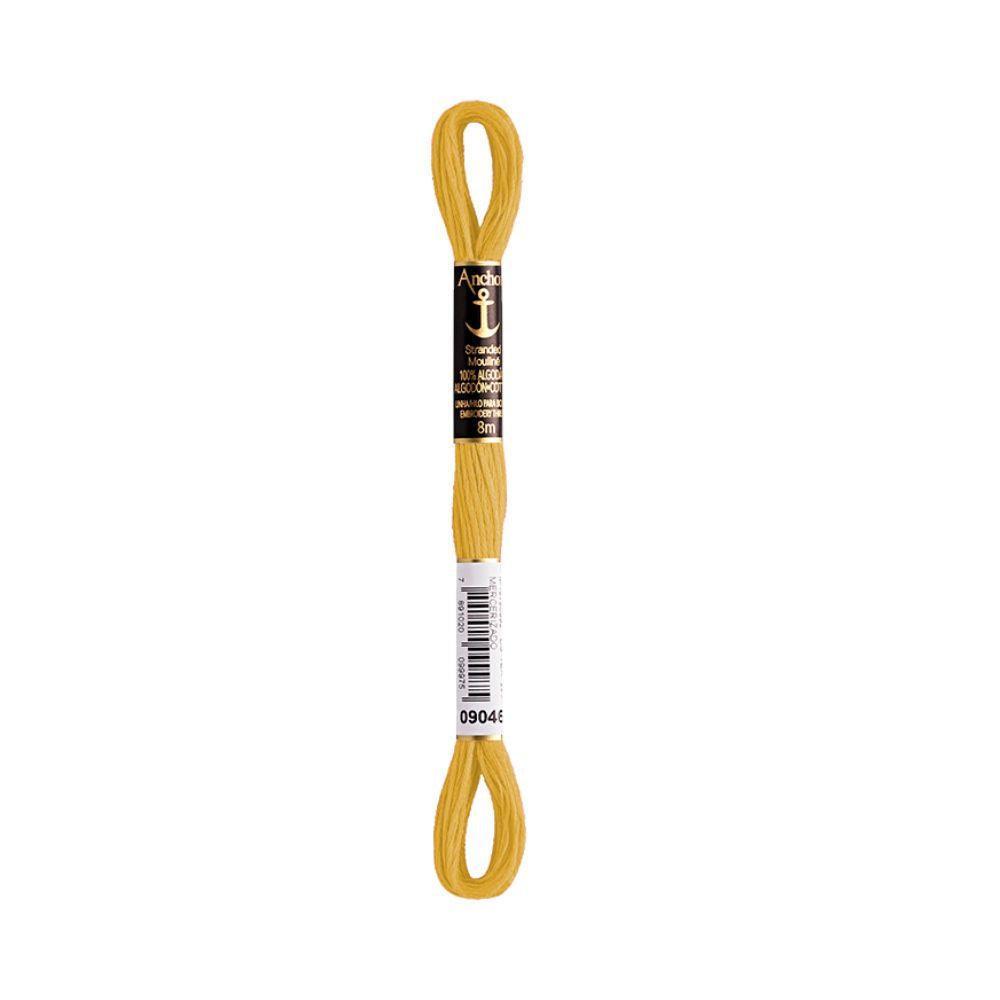 Linha Meada Bordado Anchor Mouline 8 Metros Tons de Amarelo - Palácio da Arte