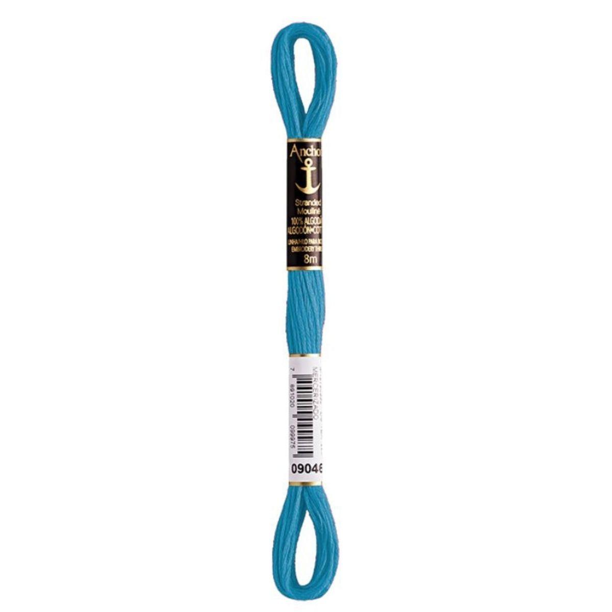 Linha Meada Bordado Anchor Mouline 8 Metros Tons de Azul - Palácio da Arte