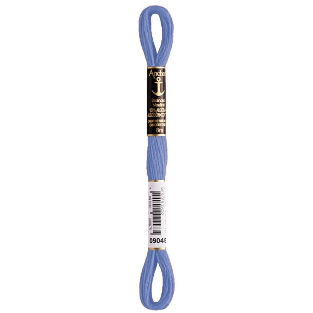 Linha Meada Bordado Anchor Mouline 8 Metros Tons de Azul - Palácio da Arte
