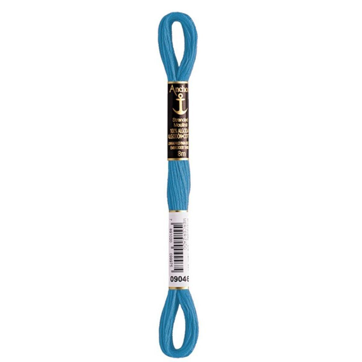 Linha Meada Bordado Anchor Mouline 8 Metros Tons de Azul - Palácio da Arte