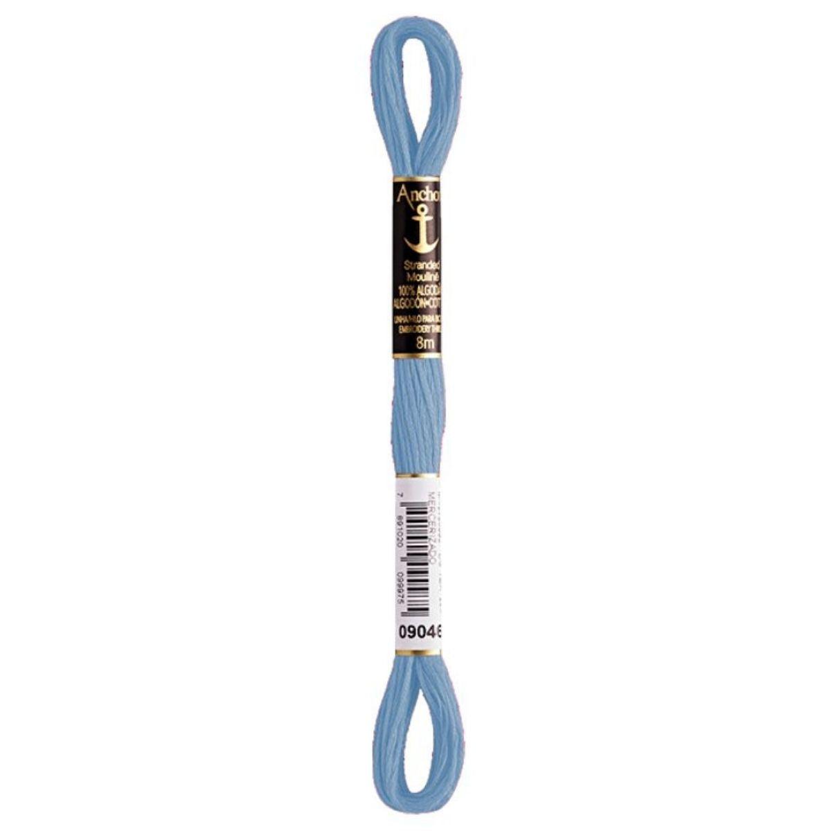 Linha Meada Bordado Anchor Mouline 8 Metros Tons de Azul - Palácio da Arte