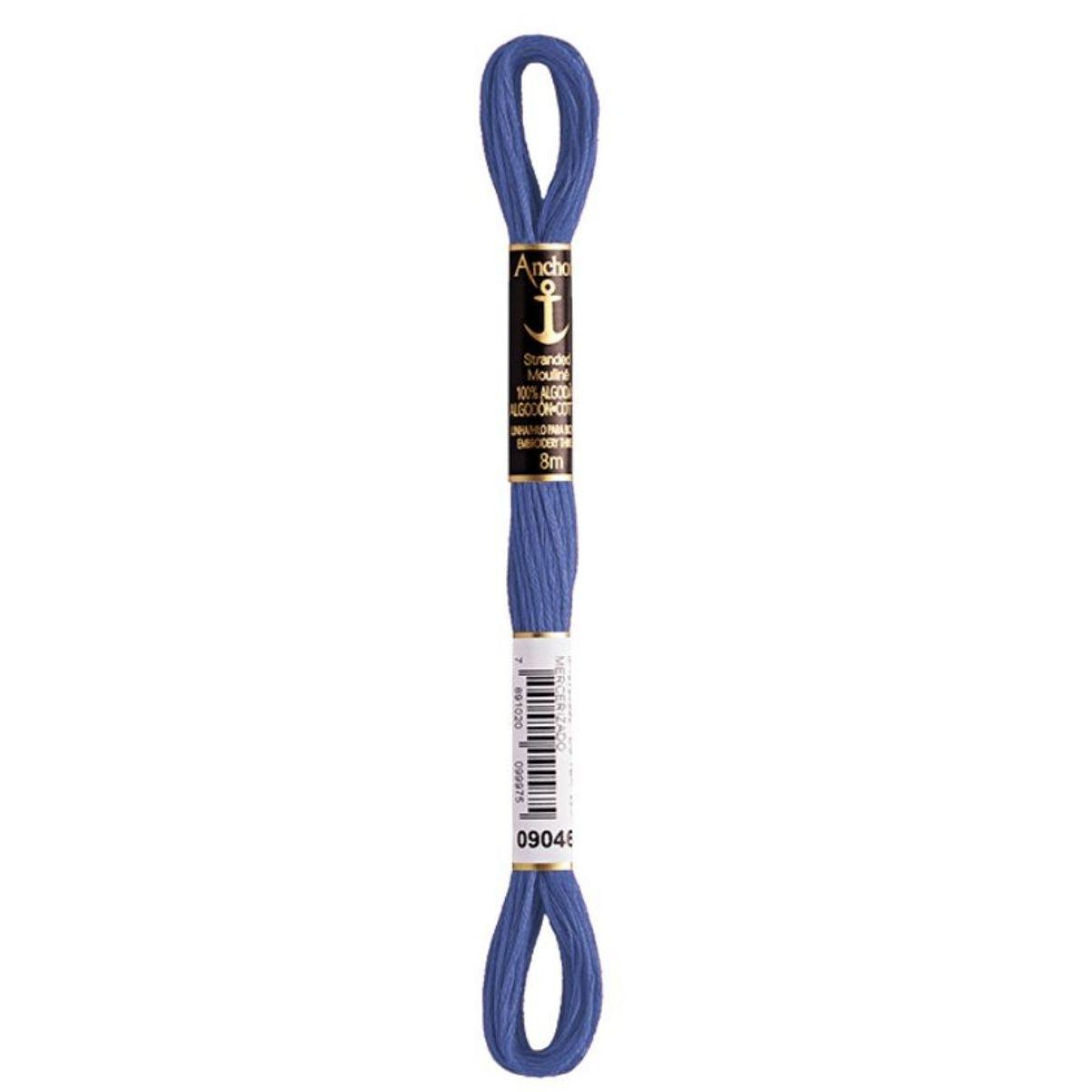 Linha Meada Bordado Anchor Mouline 8 Metros Tons de Azul - Palácio da Arte