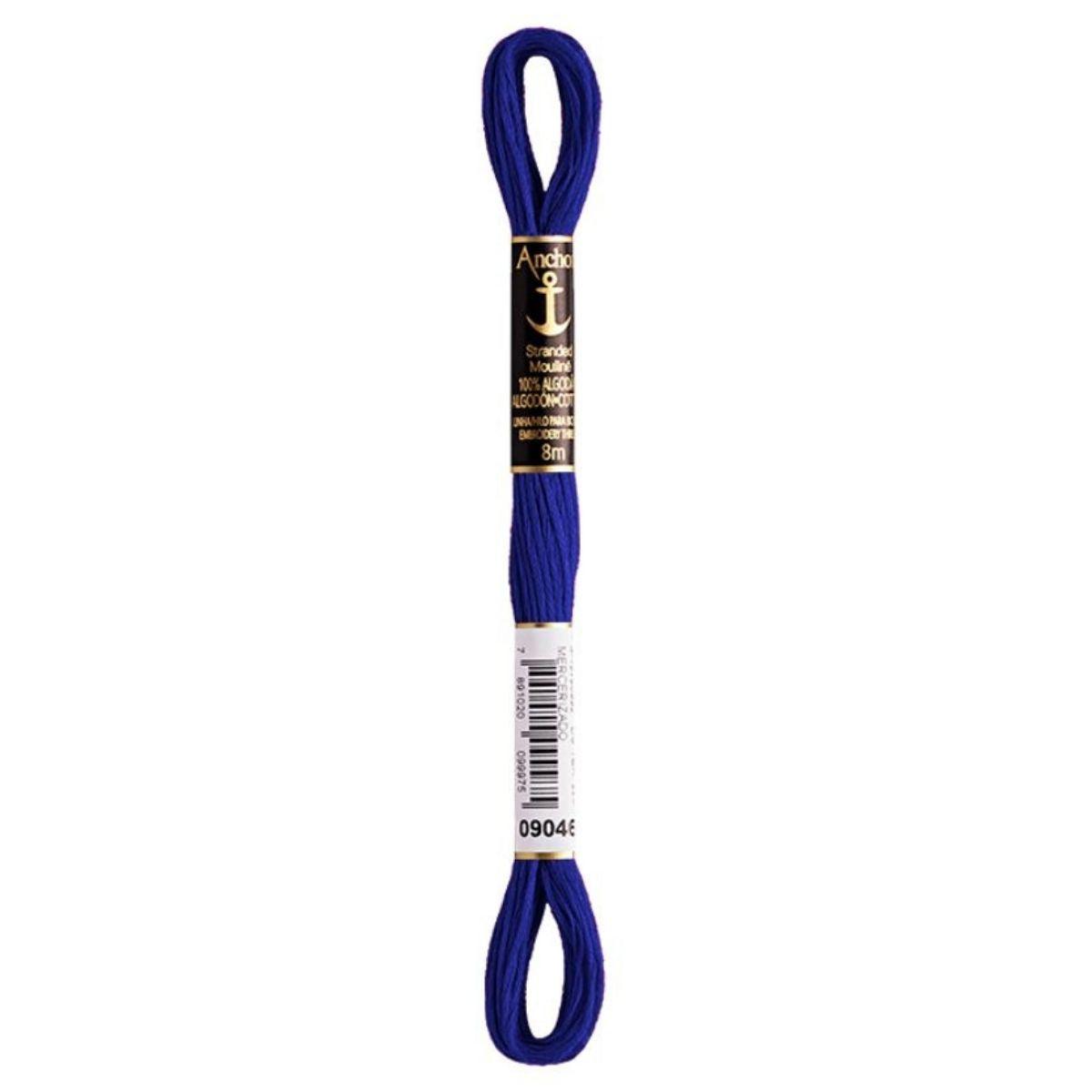 Linha Meada Bordado Anchor Mouline 8 Metros Tons de Azul - Palácio da Arte