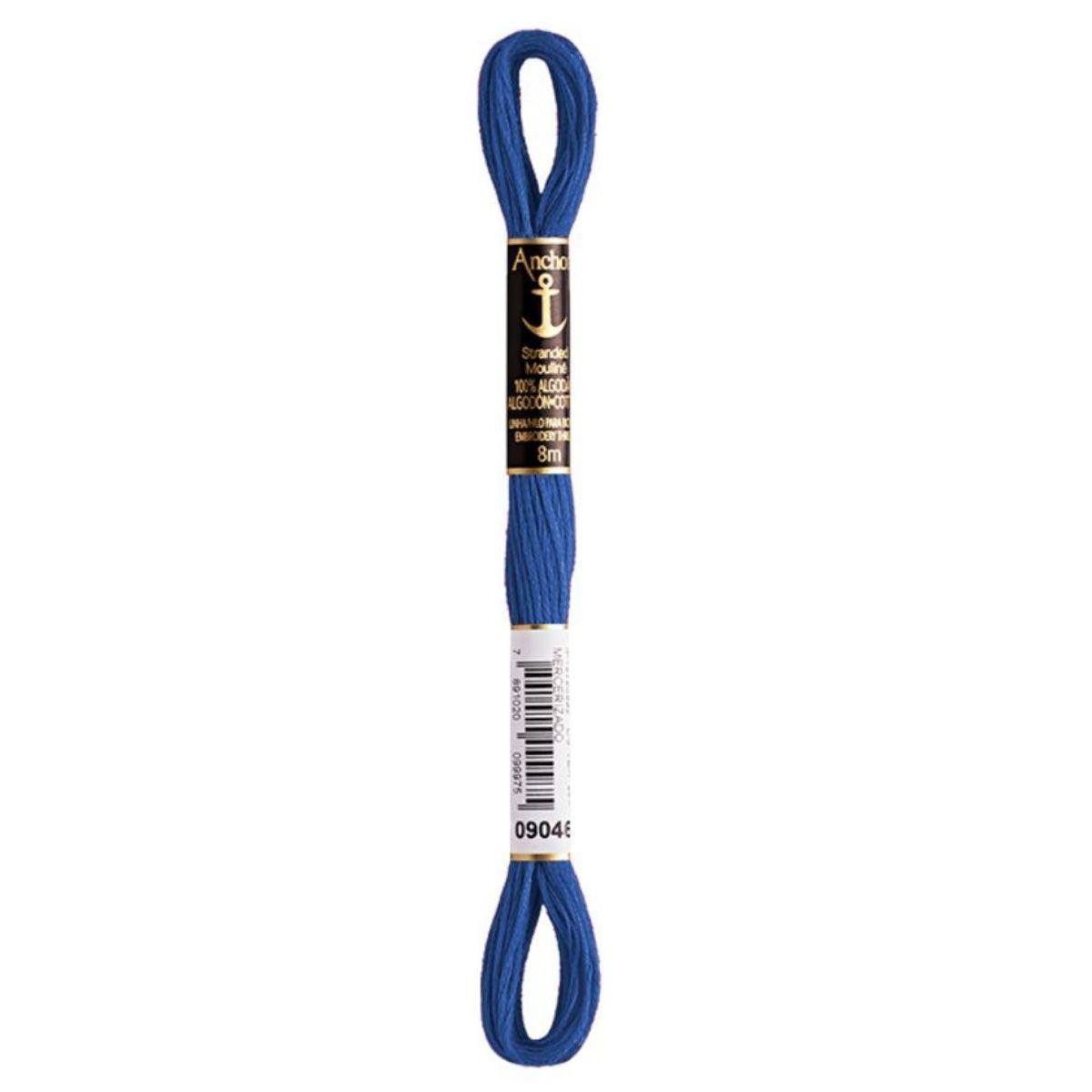 Linha Meada Bordado Anchor Mouline 8 Metros Tons de Azul - Palácio da Arte