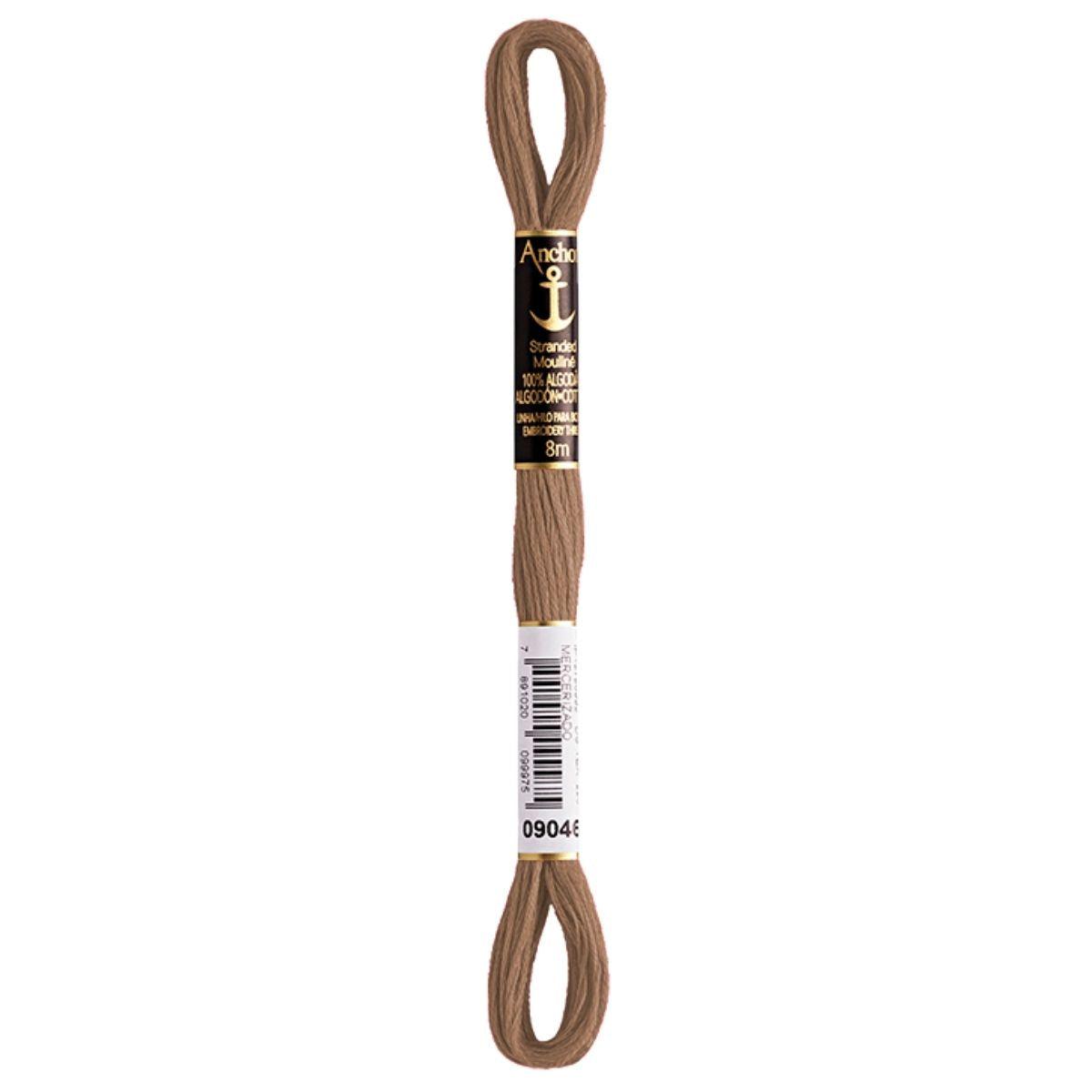 Linha Meada Bordado Anchor Mouline 8 Metros Tons de Marrom - Palácio da Arte