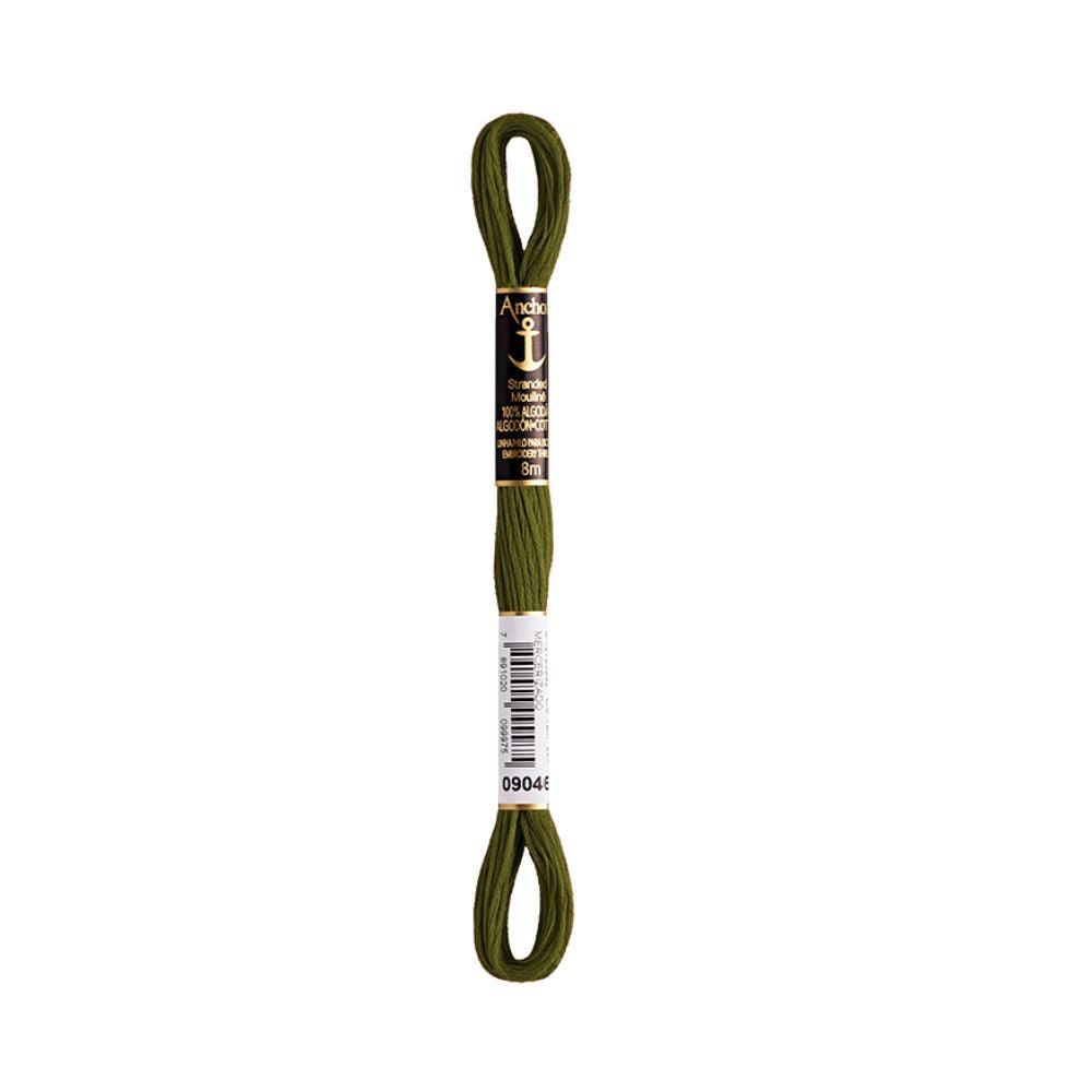 Linha Meada Bordado Anchor Mouline 8 Metros Tons de Verde - Palácio da Arte