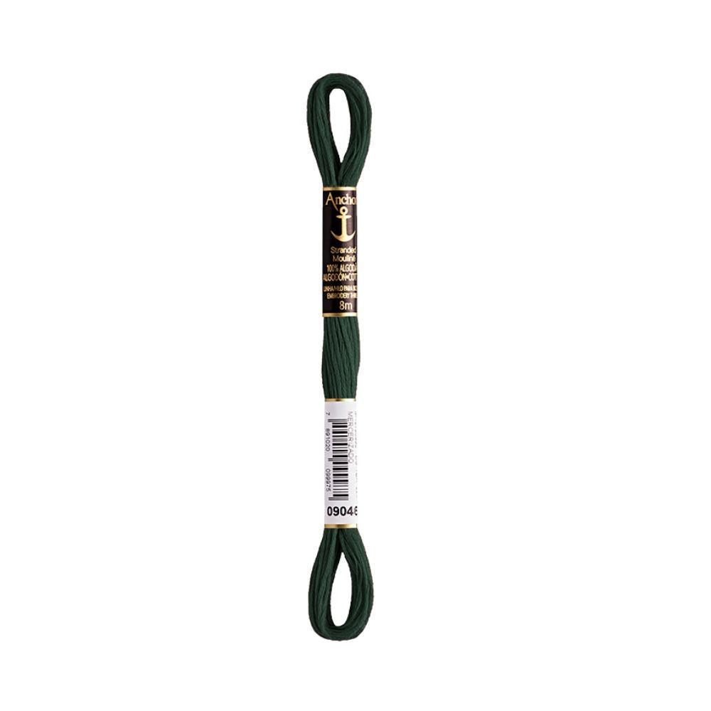Linha Meada Bordado Anchor Mouline 8 Metros Tons de Verde - Palácio da Arte