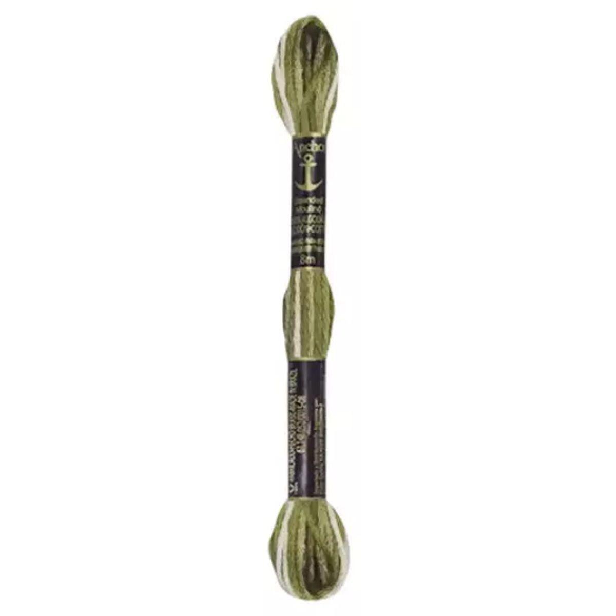 Linha Meada Bordado Anchor Mouline 8 Metros Tons de Verde - Palácio da Arte