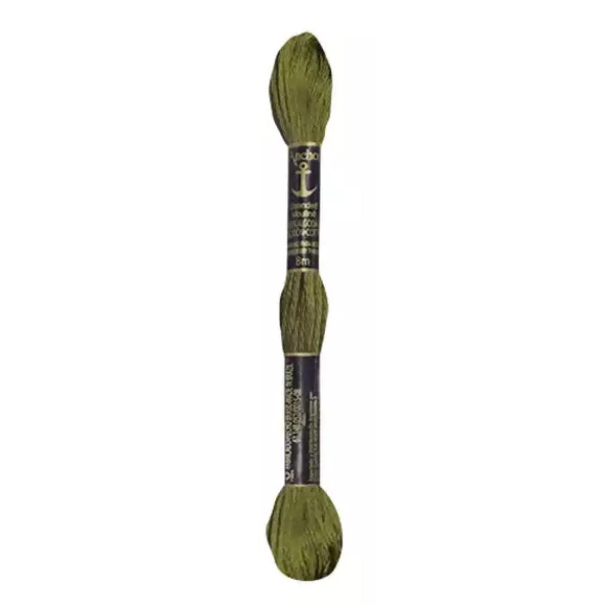 Linha Meada Bordado Anchor Mouline 8 Metros Tons de Verde - Palácio da Arte