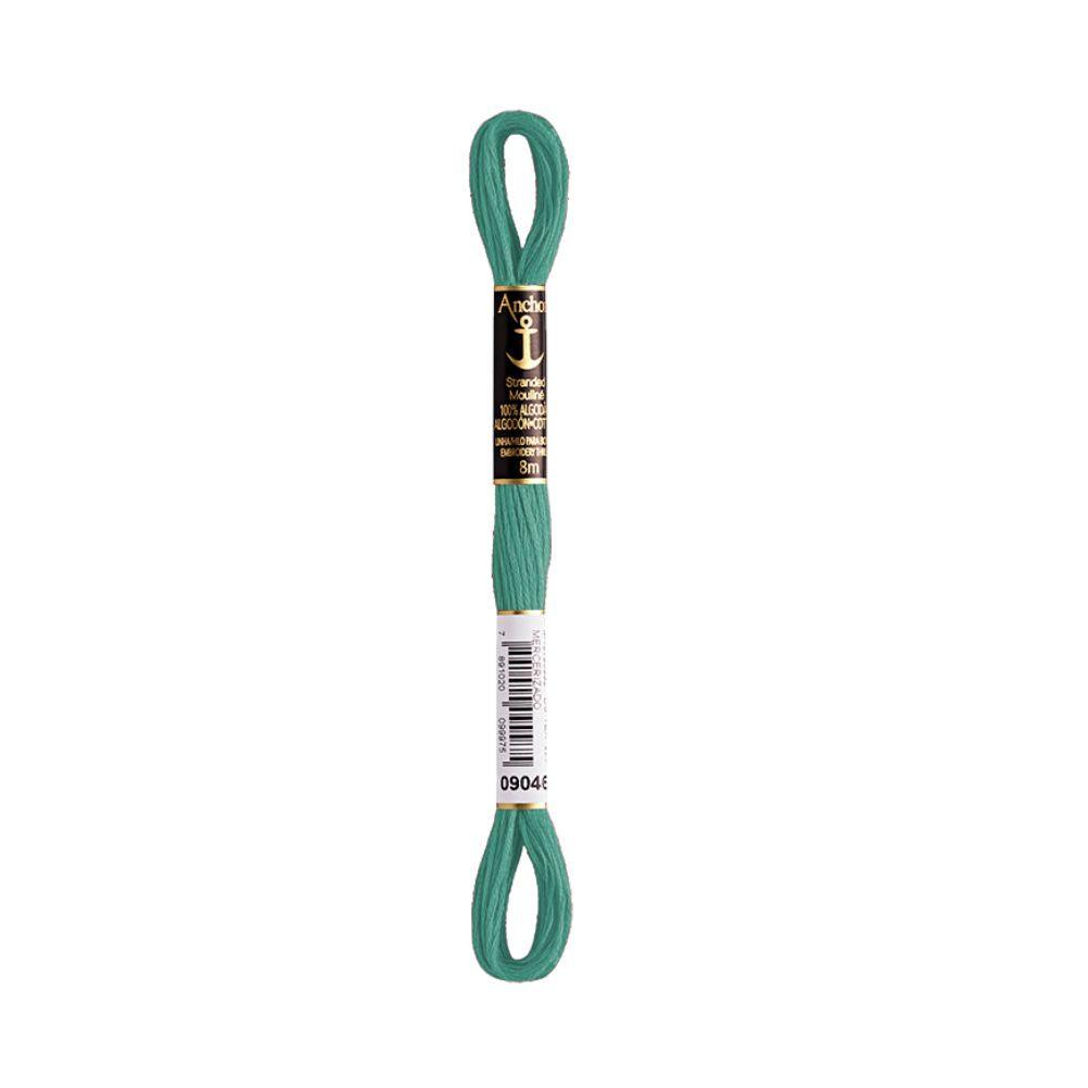 Linha Meada Bordado Anchor Mouline 8 Metros Tons de Verde - Palácio da Arte