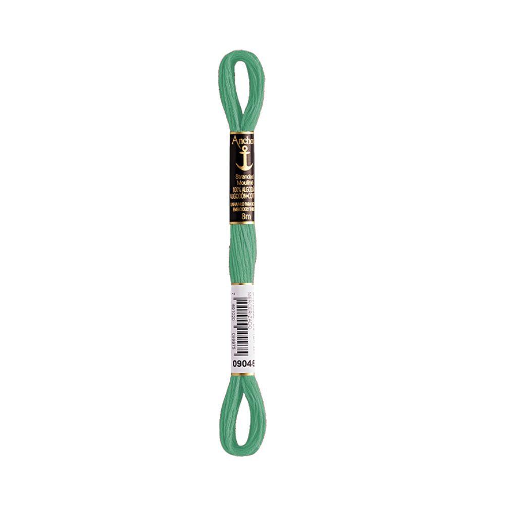 Linha Meada Bordado Anchor Mouline 8 Metros Tons de Verde - Palácio da Arte
