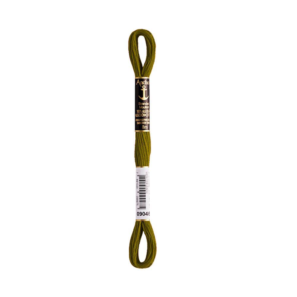 Linha Meada Bordado Anchor Mouline 8 Metros Tons de Verde - Palácio da Arte