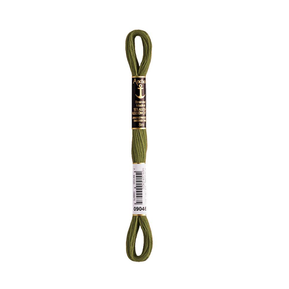 Linha Meada Bordado Anchor Mouline 8 Metros Tons de Verde - Palácio da Arte