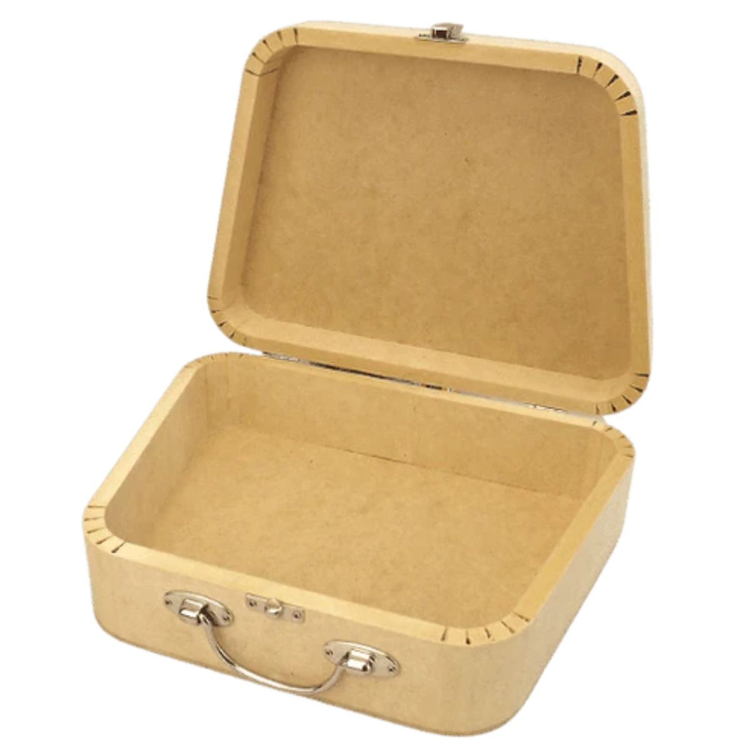 Maleta Triângulo com Fecho em MDF 8x19,5x26cm - Palácio da Arte