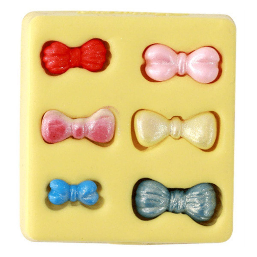 Molde de Silicone Laço 2 7x6,5cm 410761 para Biscuit Blue Star - Palácio da Arte