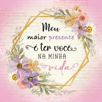Papel Decoupage Adesiva Litoarte DAXV-098 Meu Maior Presente 15x15cm - Palácio da Arte
