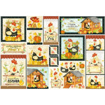 Papel Decoupage Litoarte PD-1035 Galinhas e Pintinhos 49x34,3cm - Palácio da Arte