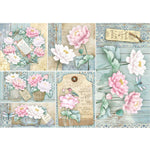 Papel Decoupage Litoarte PD-1041 Flor de Lótus 49x34,3cm - Palácio da Arte