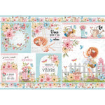 Papel Decoupage Litoarte PD-1053 Floresça Cards 49x34,3cm - Palácio da Arte